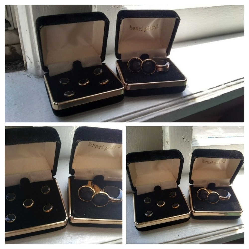 Men's dress buttons and cufflinks & tiepin